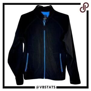 Small Ripzone Trilogy Black-Blue Full Zip Jacket‎